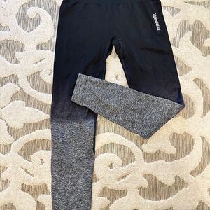 Gymshark Small Black and Gray Ombre Leggings